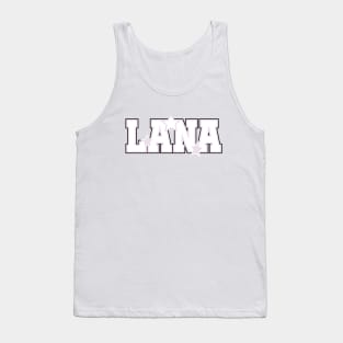 lana del rey - pink/black star design Tank Top